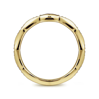 14K Yellow Gold Matching Wedding Band