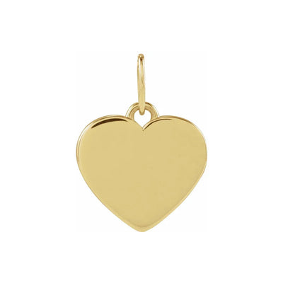 14K Yellow Gold .02 CTW Natural Diamond Blank Paw Print Heart Pendant