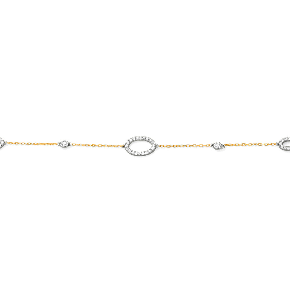 18'' 14k Yellow & White Gold Opera Diamond Necklace 1.65 CTW