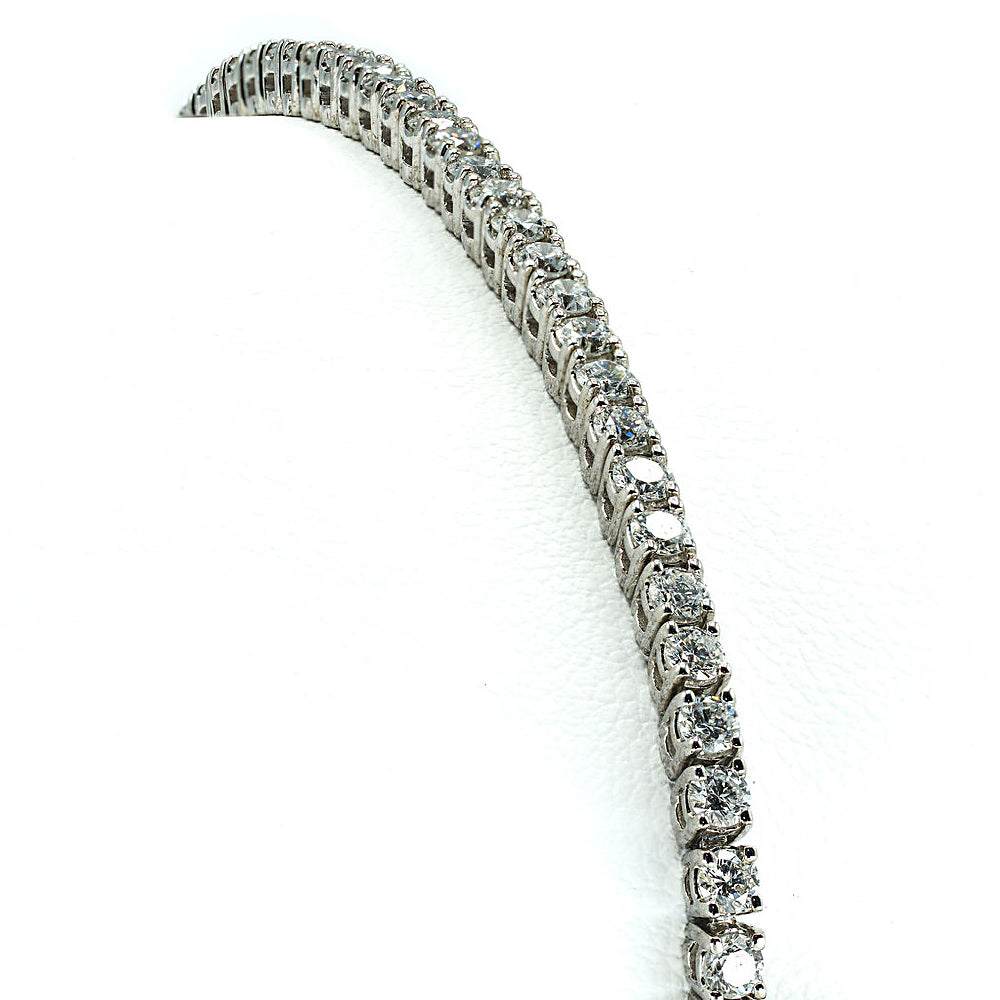 The Evert- 14K White Gold 3CT Diamond Tennis Bracelet