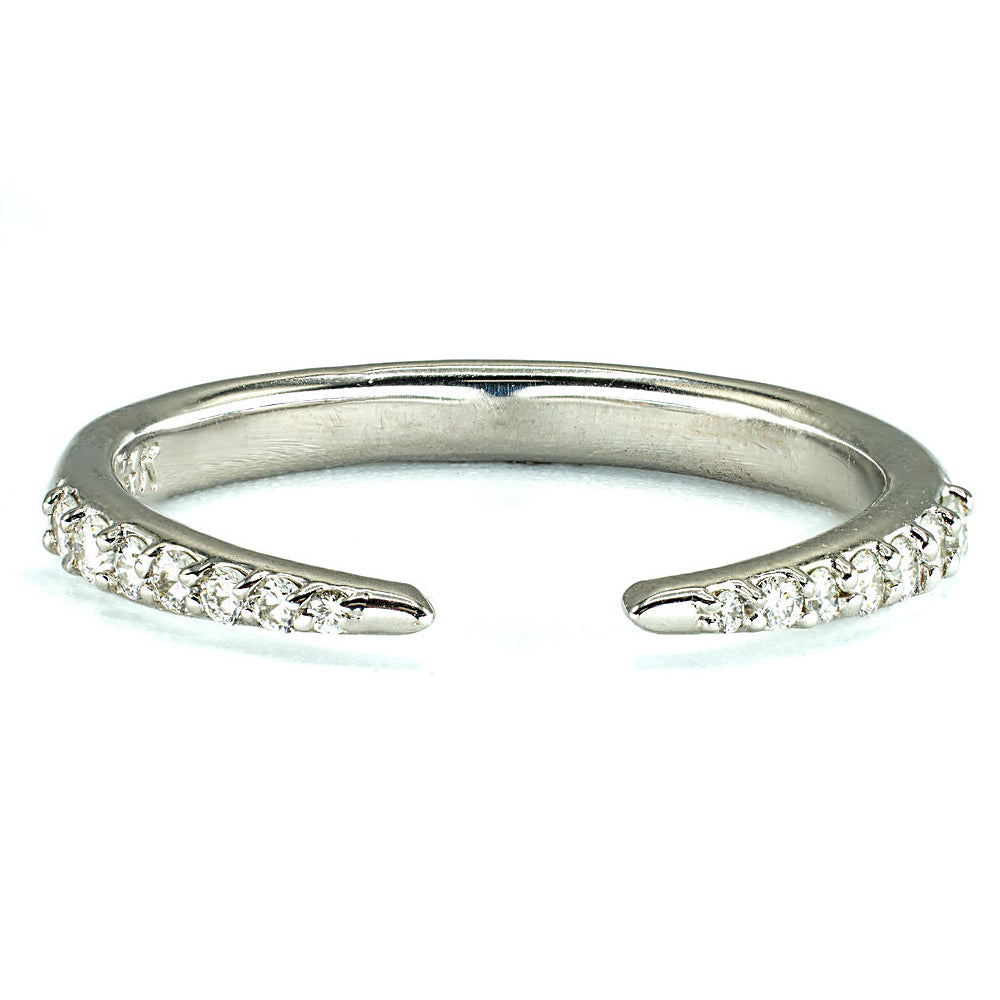 ドーターズジュエリー／14k Open cuff diamond ring 14K] Open cuff diamond ring - DAUGHTERS JEWELRY