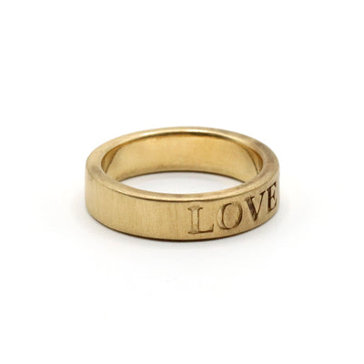 14K Yellow Gold Love Ring