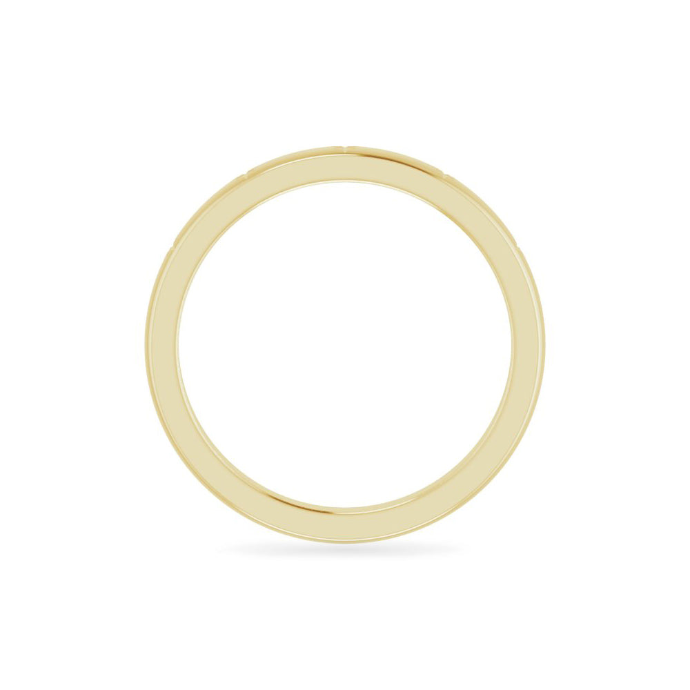The Paige - 14K Yellow Stackable Starburst Ring