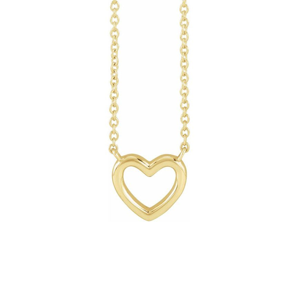 The Betty - 14K Yellow Heart 18" Necklace
